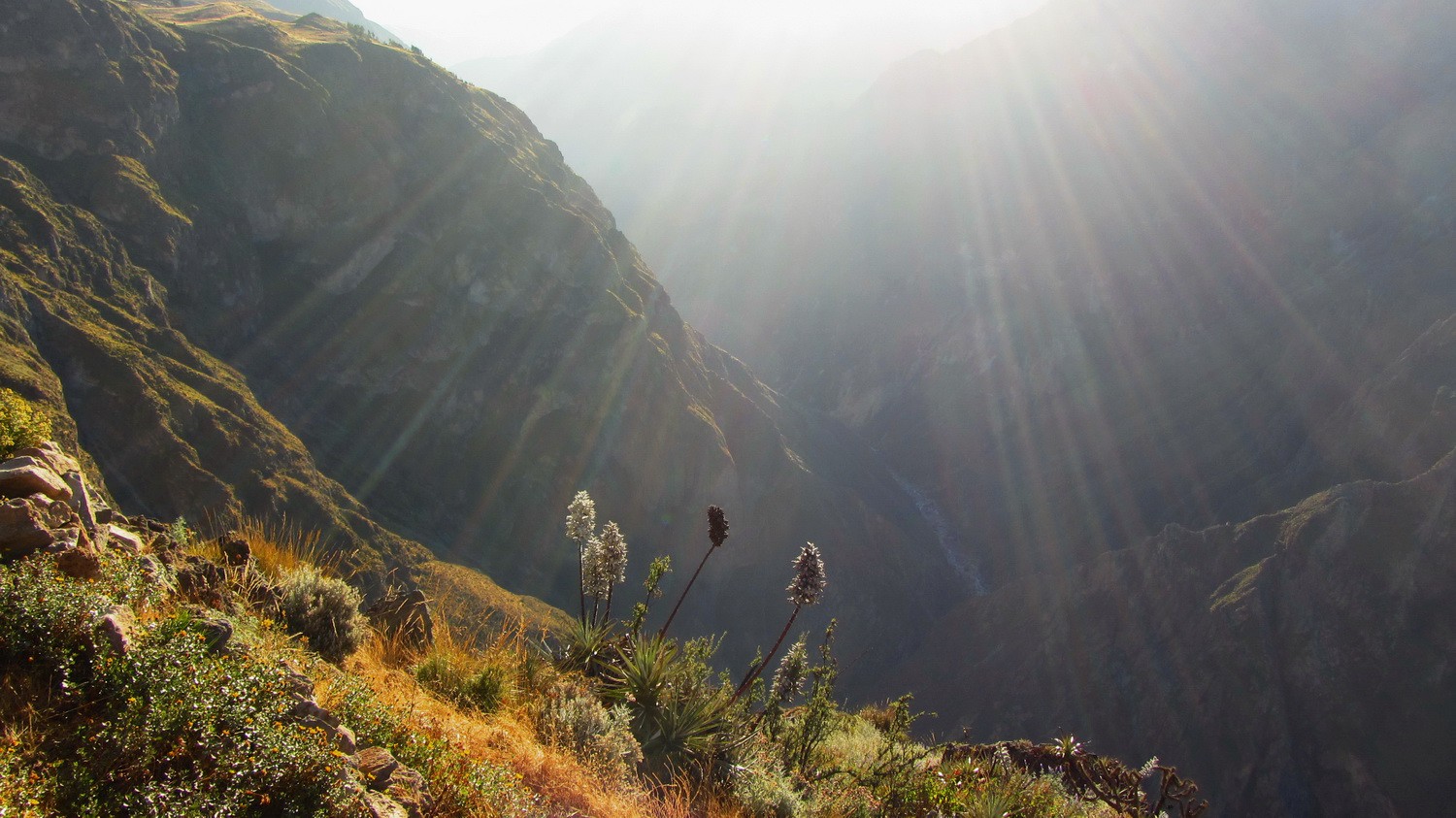 The deepest section of the Colca Canyon